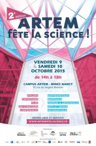 ARTEM fête la science – 9 et 10 octobre 2015